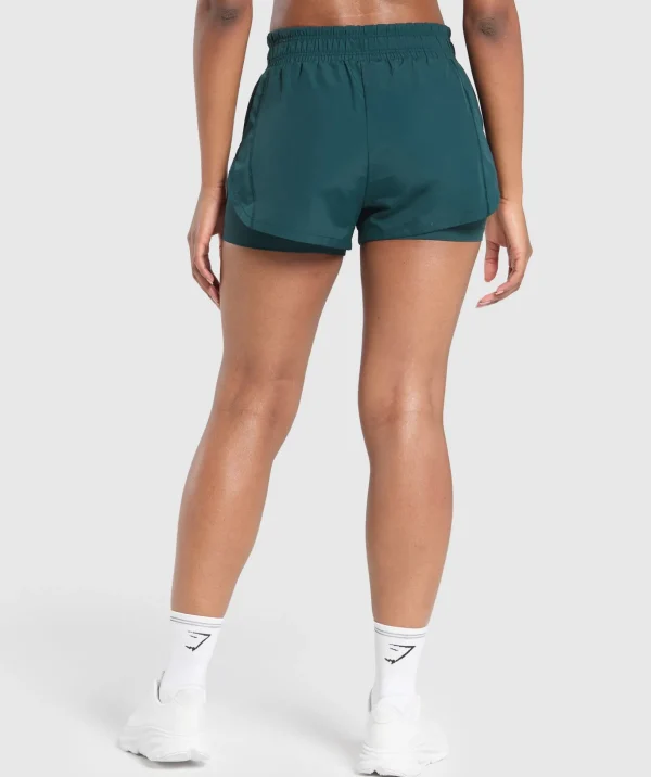 Running 2 in 1 Woven Shorts